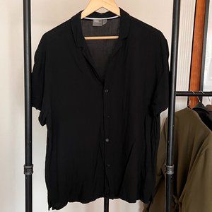 Black SS Buttondown